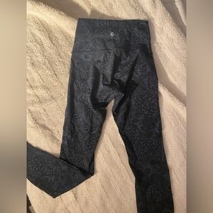 Barely worn LuluLemon patterned leggings